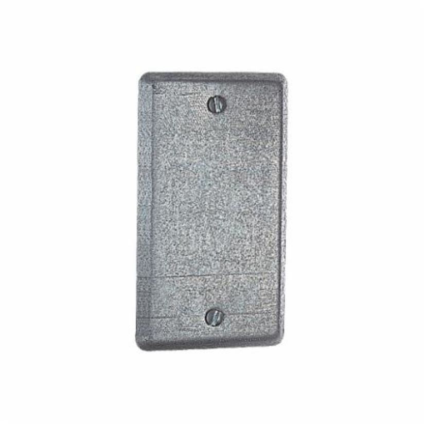 Thomas & Betts Steel City® 58-C-1 Blank Utility Outlet Box Cover, 4 in L x 2-1/8 in W, Steel